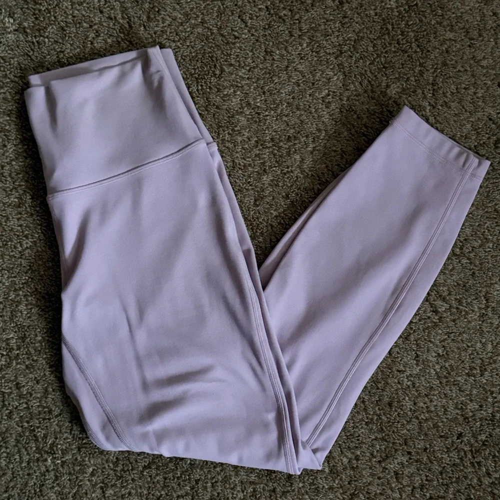 Lululemon Peony Pink 25” HR Align leggings sz 8 - Picture 7 of 7